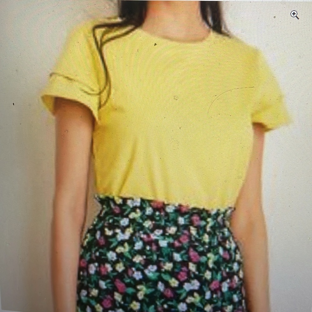 ANN TAYLOR ruffle short sleeve top M